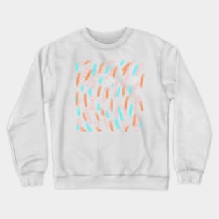 Colorful watercolor abstract texture art Crewneck Sweatshirt